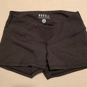 NOBULL short 2” black heather